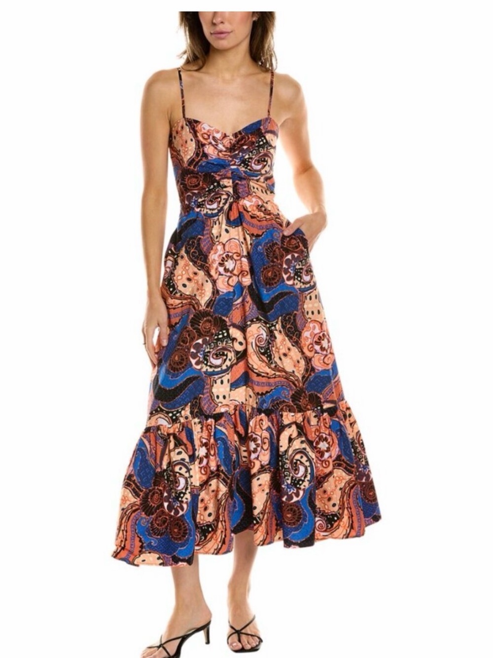 A.L.C. Multicolor Midi Dress